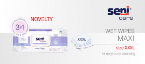 Novelty - Seni Care Wet Wipes Maxi (3in1)