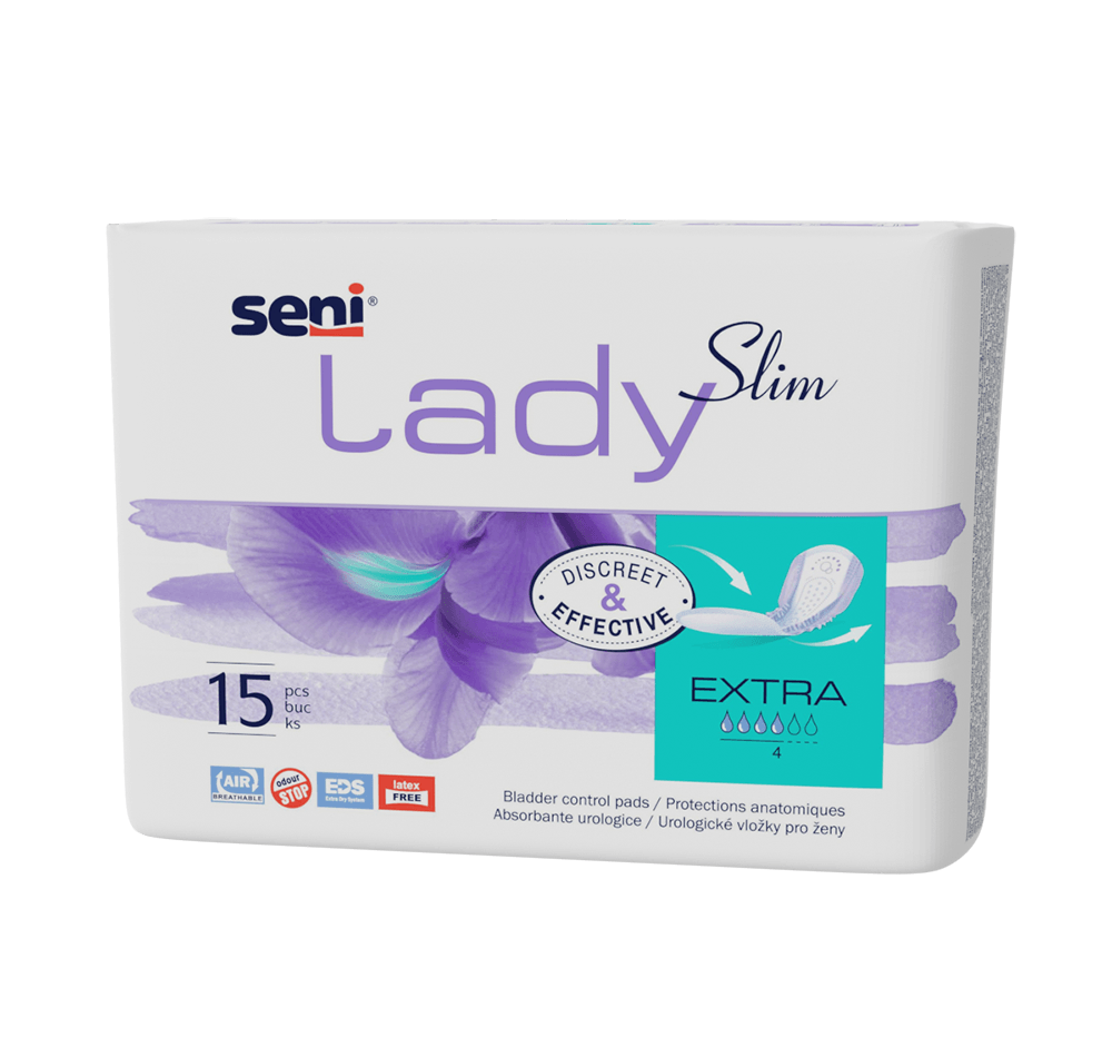 Seni Lady Moderate Pads Long - BLADDER CONTROL PADS FOR WOMEN - Seni